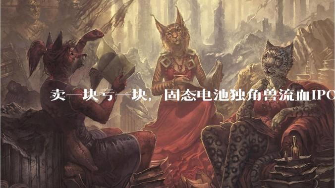 卖一块亏一块，固态电池独角兽流血IPO_清陶_能源_混合