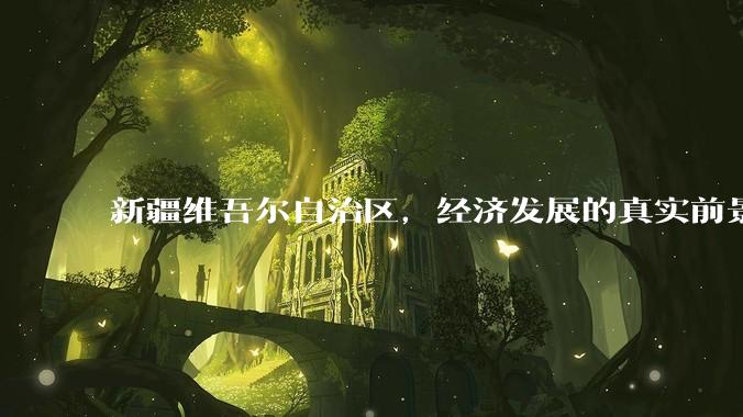 新疆维吾尔自治区，经济发展的真实前景如何？