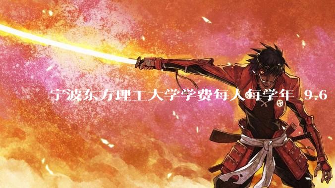 宁波东方理工大学学费每人每学年 9.6 万，为什么会这么贵？